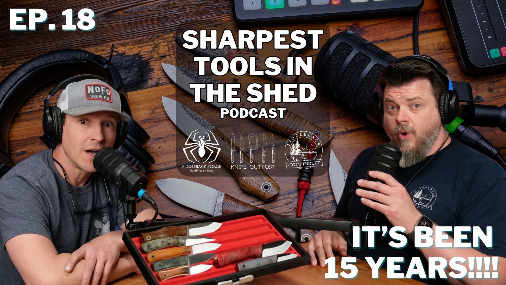 15 YEARS Full Time Professional Knife Maker, New Knives, and Story Time With Andy - Ep. 18