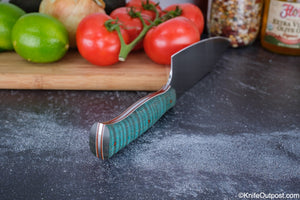 8" Chef - Aqua Striped Maple - 8670