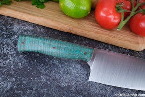 8" Chef - Aqua Striped Maple - 8670